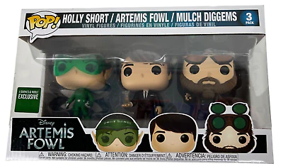 Artemis Fowl - Holly Short/Artemis Fowl/Mulch Diggems (Barnes & Noble) 3 Pack - POP!