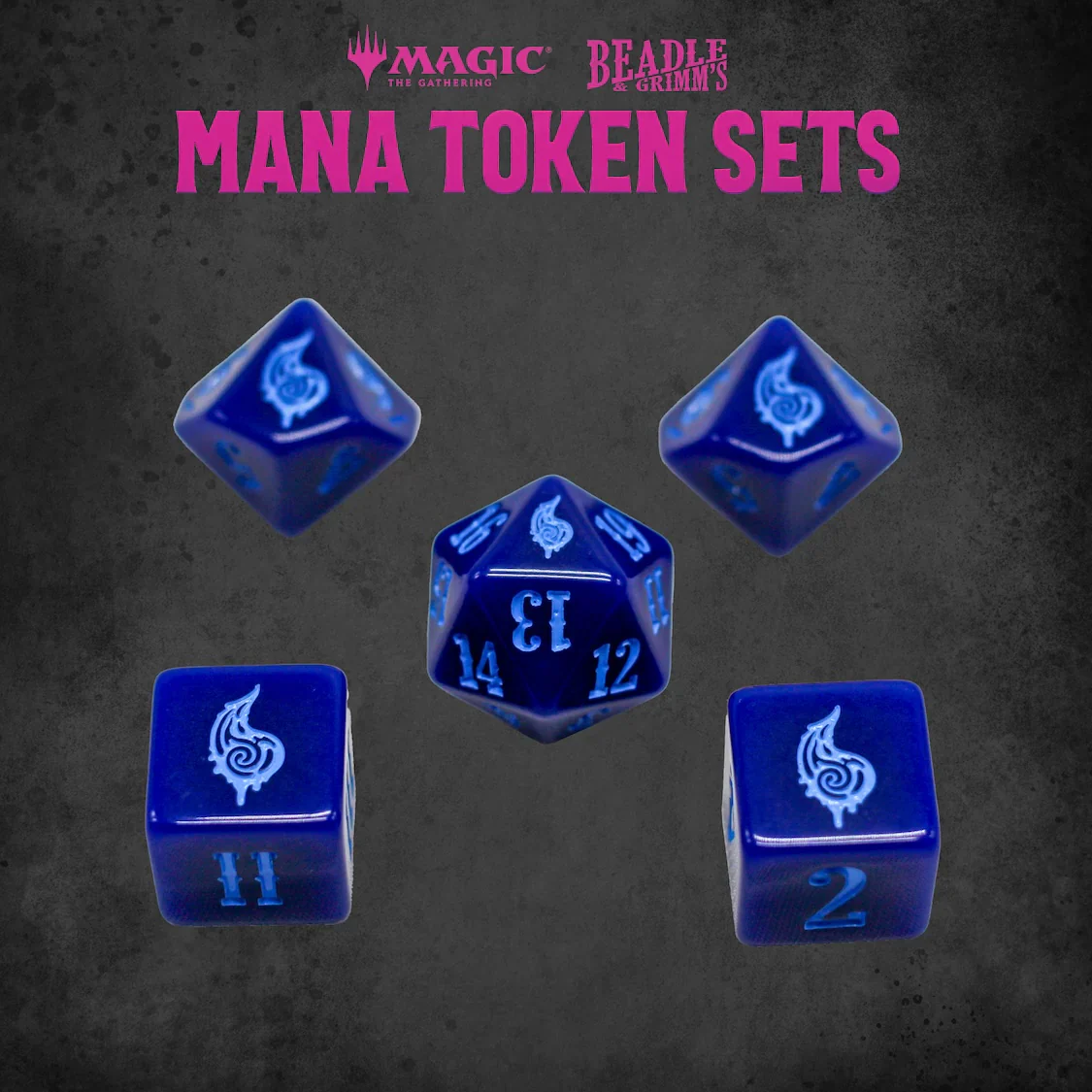 Beadle & Grimm's Blue Mana Token Set (MTG) - Image 4