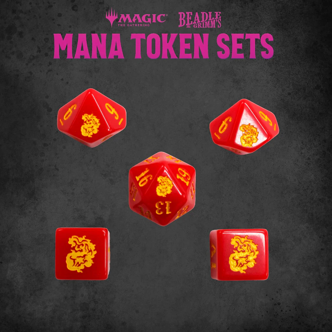Beadle & Grimm's Red Mana Token Set (MTG) - Image 3