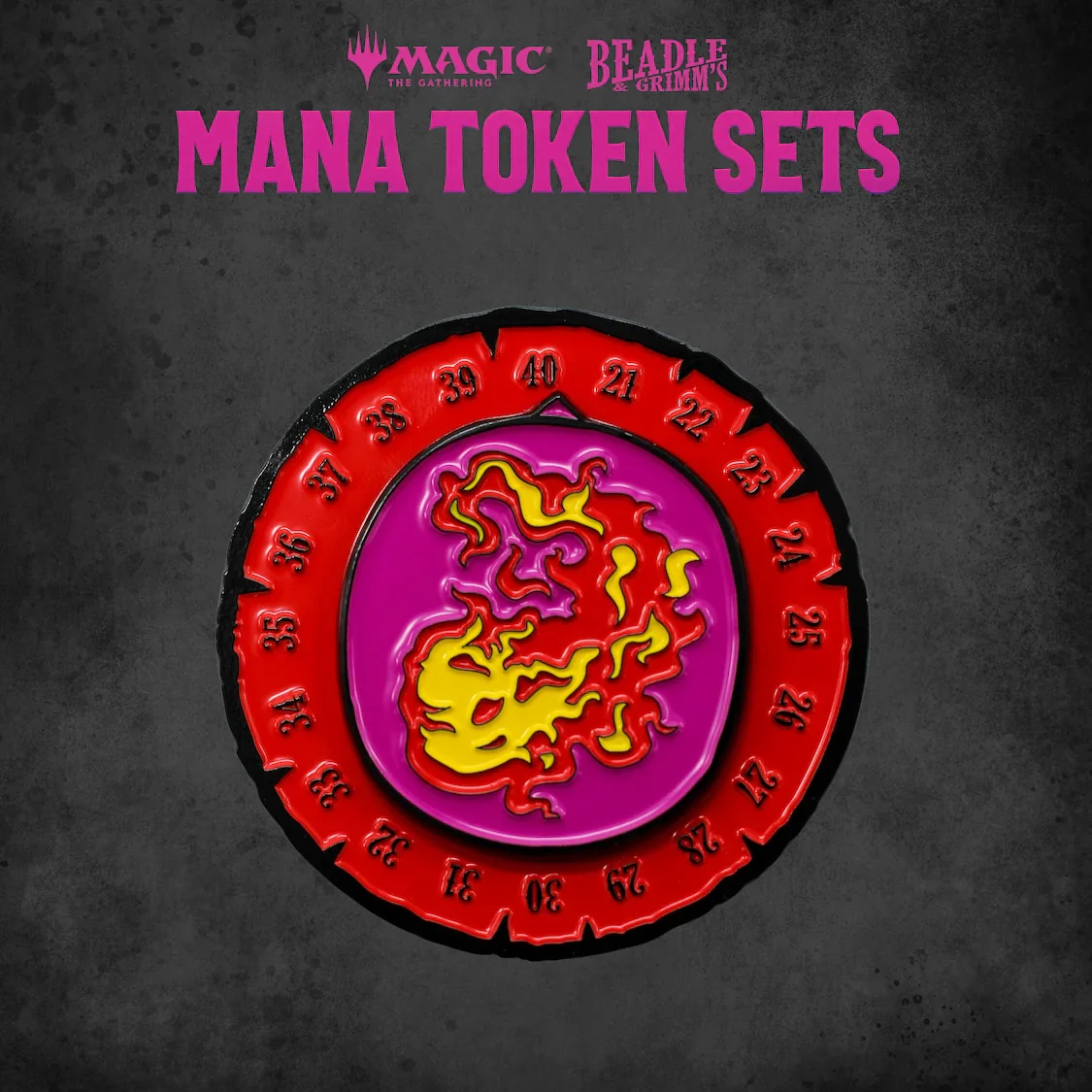 Beadle & Grimm's Red Mana Token Set (MTG) - Image 5