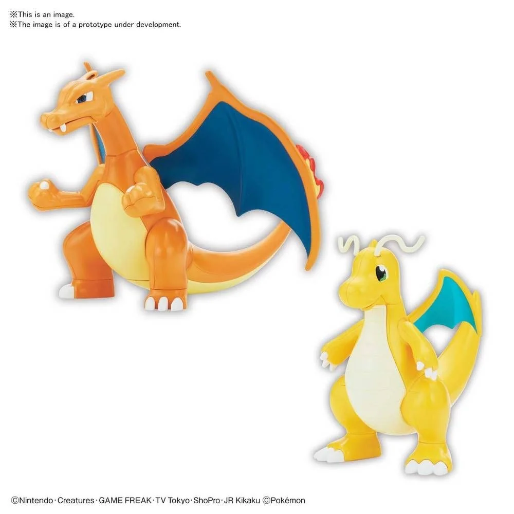 Charizard & Dragonite Pokemon Bandai Spirits Pokemon Model Kit - Image 3