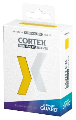 Cortex Sleeves Matte Standard Size (100) - Yellow