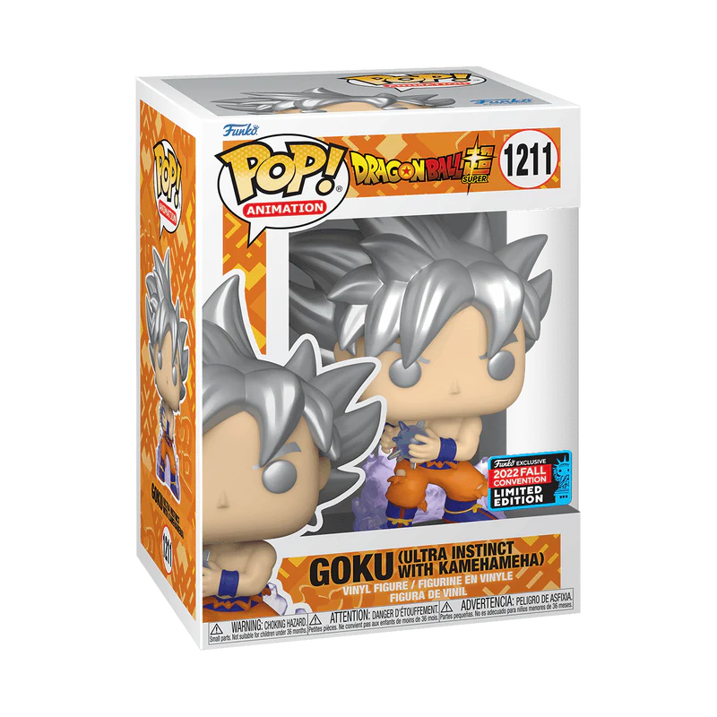 Dragon Ball Super - Goku Ultra Instinct with Kamehameha (2022 Fall Convention LE) #1211 - POP!