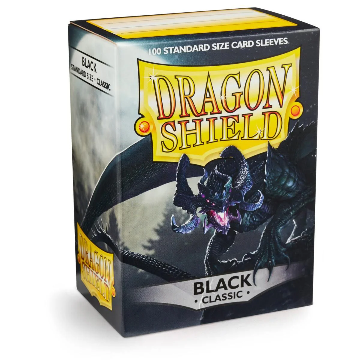 Dragon Shield: Standard 100ct Sleeves - Black (Classic) - Image 3