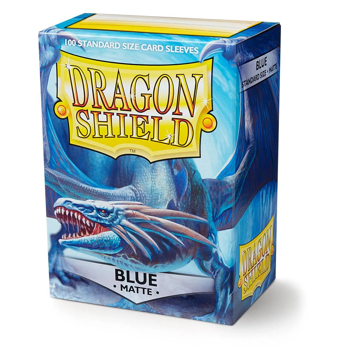 Dragon Shield: Standard 100ct Sleeves - Blue (Matte) - Image 2