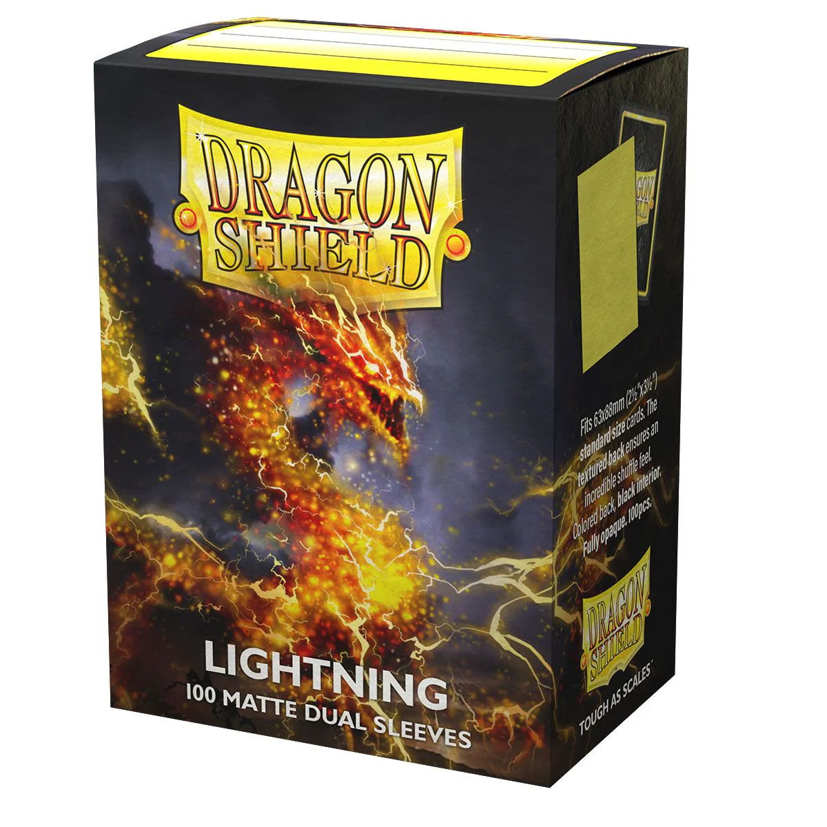 Dragon Shield: Standard 100ct Sleeves - Lightning (Dual Matte) - Image 2