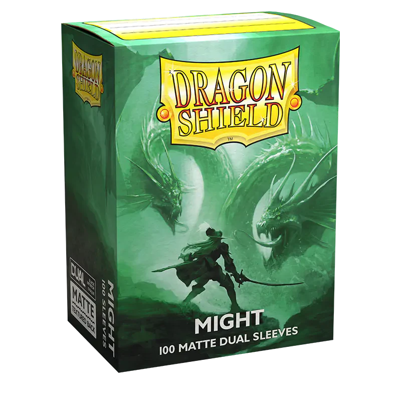 Dragon Shield: Standard 100ct Sleeves - Might (Dual Matte) - Image 3