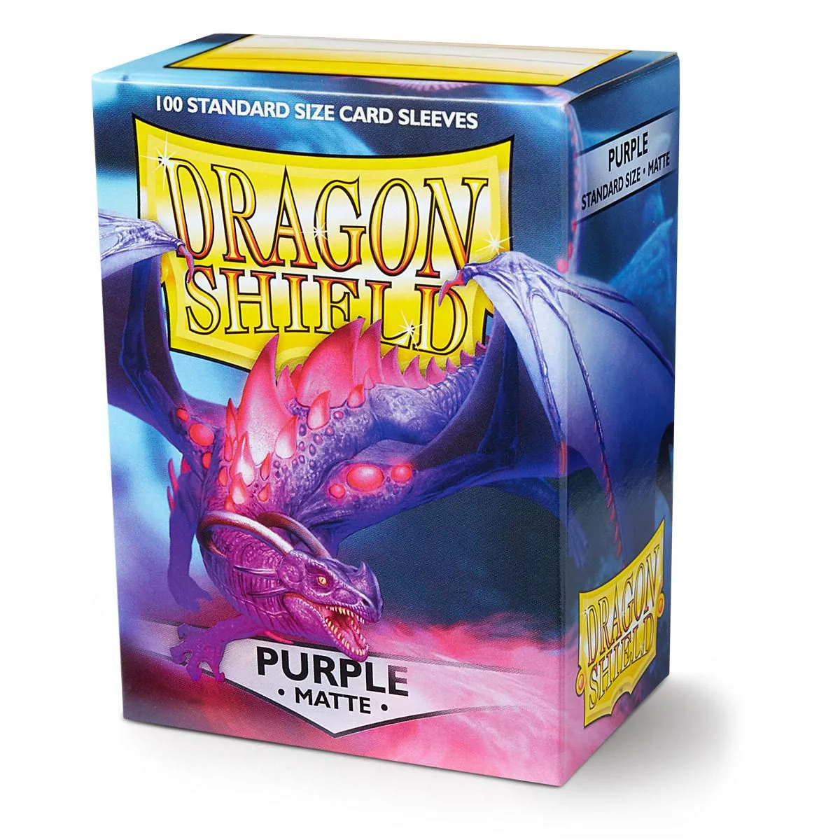 Dragon Shield: Standard 100ct Sleeves - Purple (Matte) - Image 2