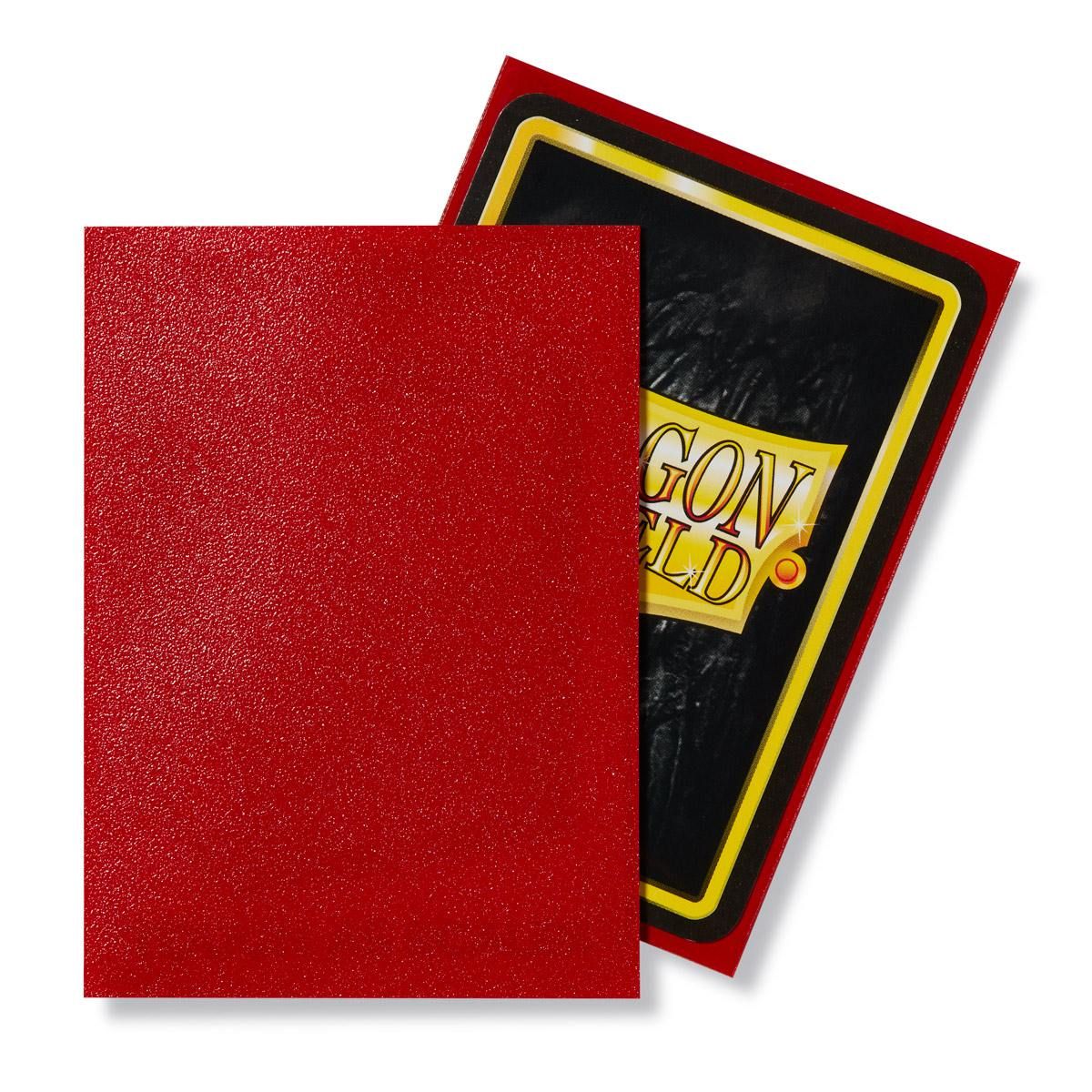 Dragon Shield: Standard 100ct Sleeves - Ruby (Matte) - Image 4