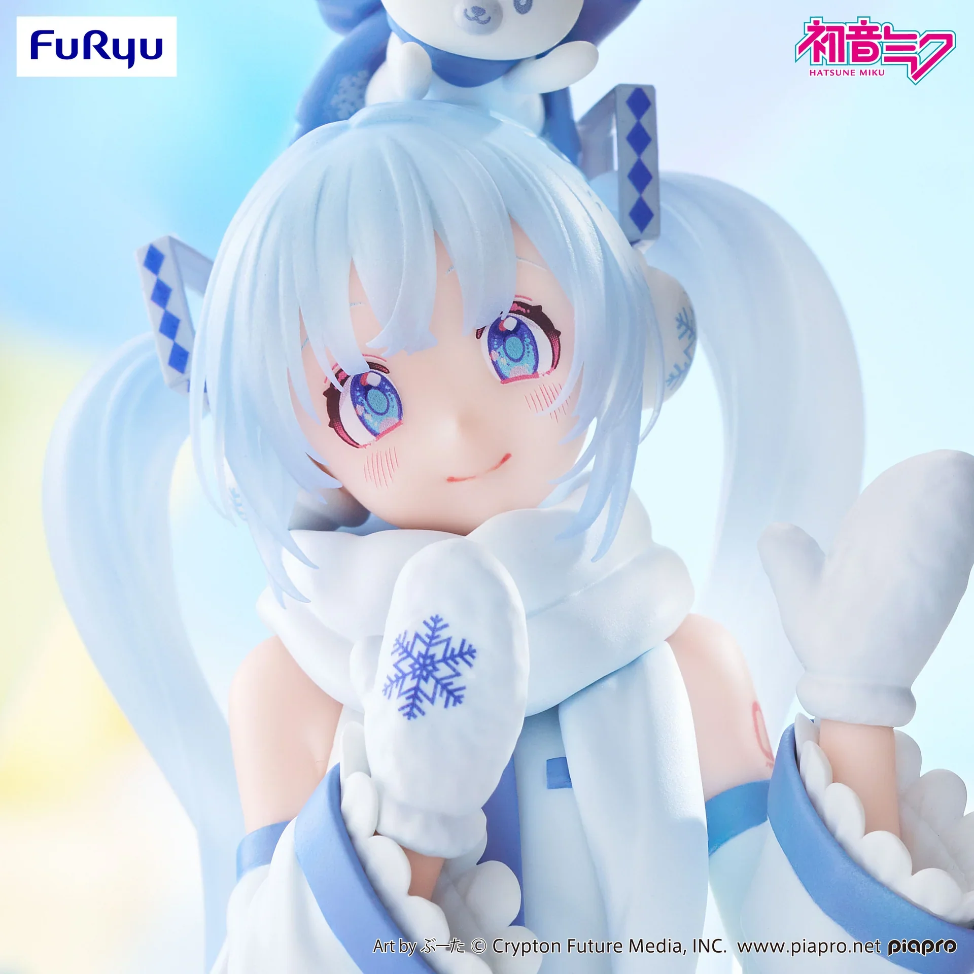 Hatsune Miku Noodle Stopper Figure -SNOW MIKU Sky Town 10th ver.-