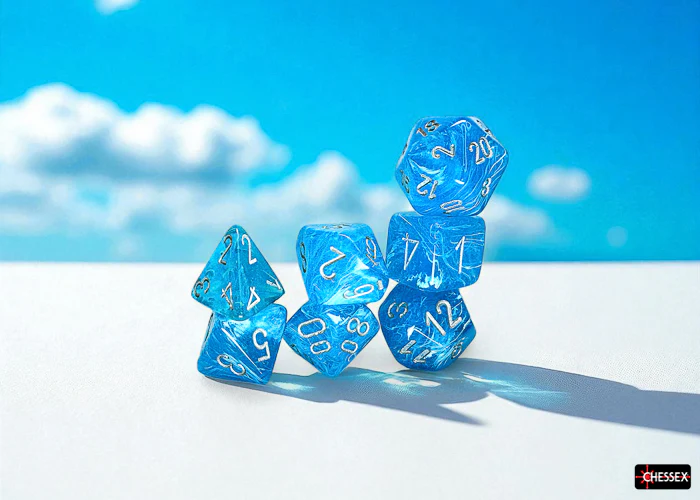 Luminary Mega-hedral Sky/silver Luminary 7-Die Set - Image 2