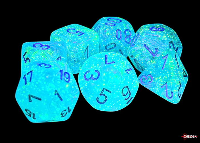 Luminary Mega-hedral Sky/silver Luminary 7-Die Set - Image 3