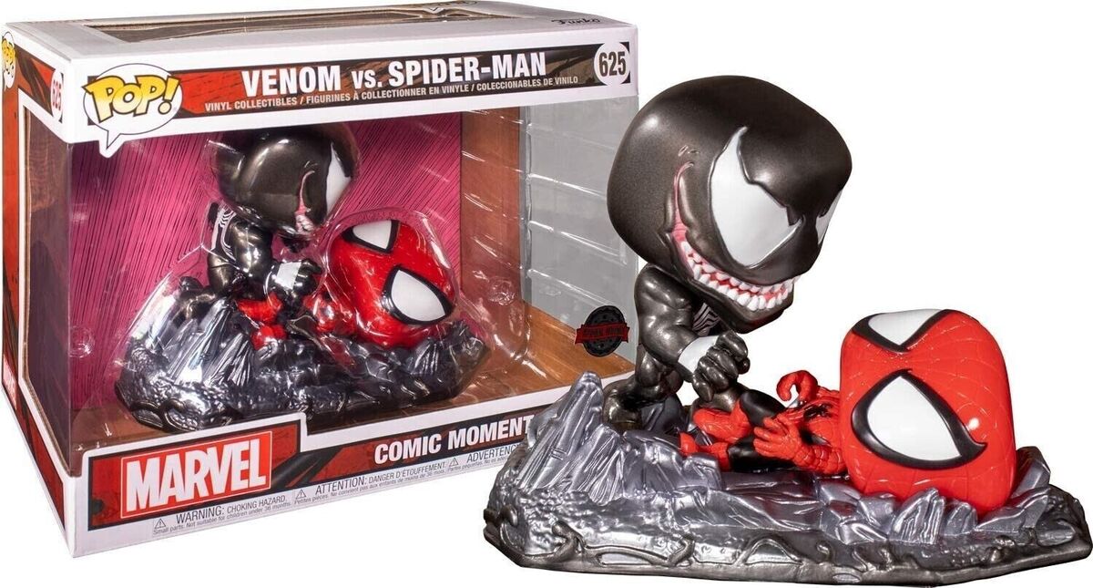 Marvel Comic Moments - Venom Vs. Spider-man (PX Previews) #625 - POP!