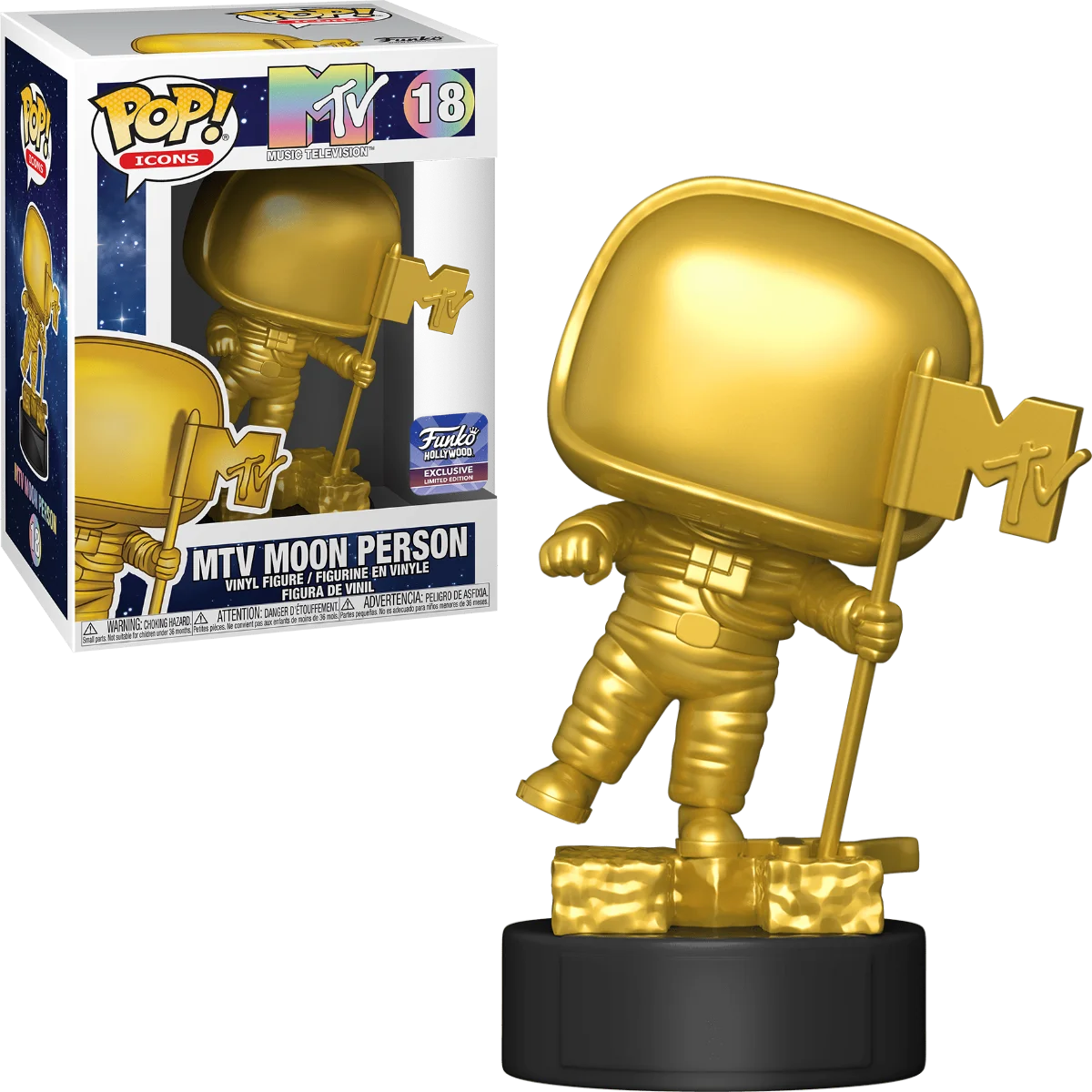 MTV Music Television - MTV Moon Person (Funko Hollywood Exclusive) #18 - POP!
