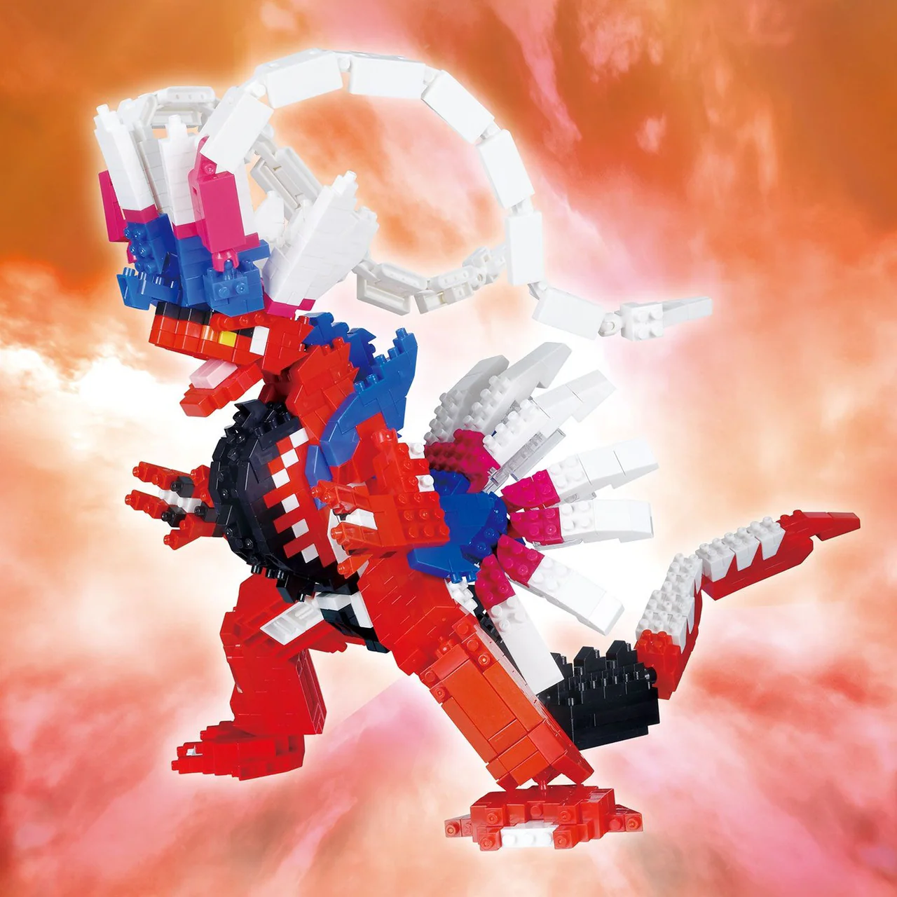 Nanoblock Pokemon Series Koraidon DX 6.45-Inch Building Block Set - Image 7