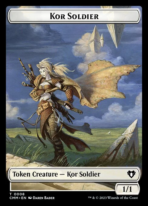 Servo // Kor Soldier Double-Sided Token [Commander Masters Tokens] - Image 2