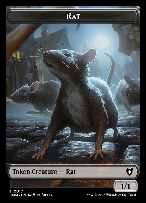 The Monarch // Rat Double-Sided Token [Commander Masters Tokens] - Image 2