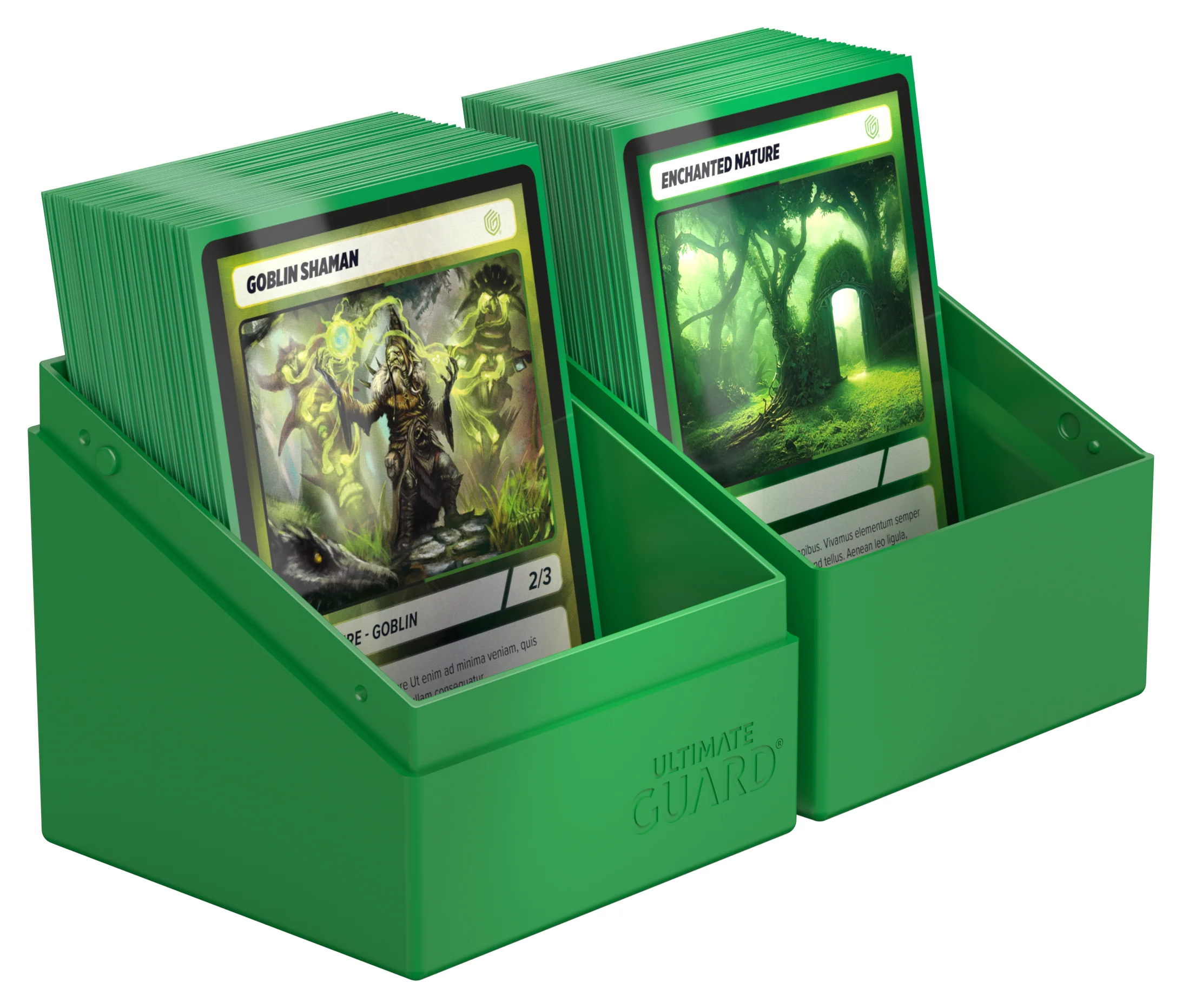 Ultimate Guard Boulder 100+ Solid Deck Box Green - Image 2