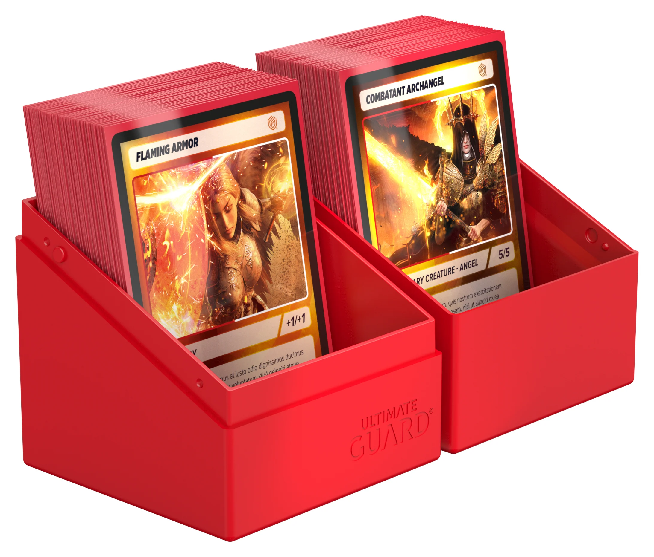 Ultimate Guard Boulder 100+ Solid Deck Box Red - Image 2