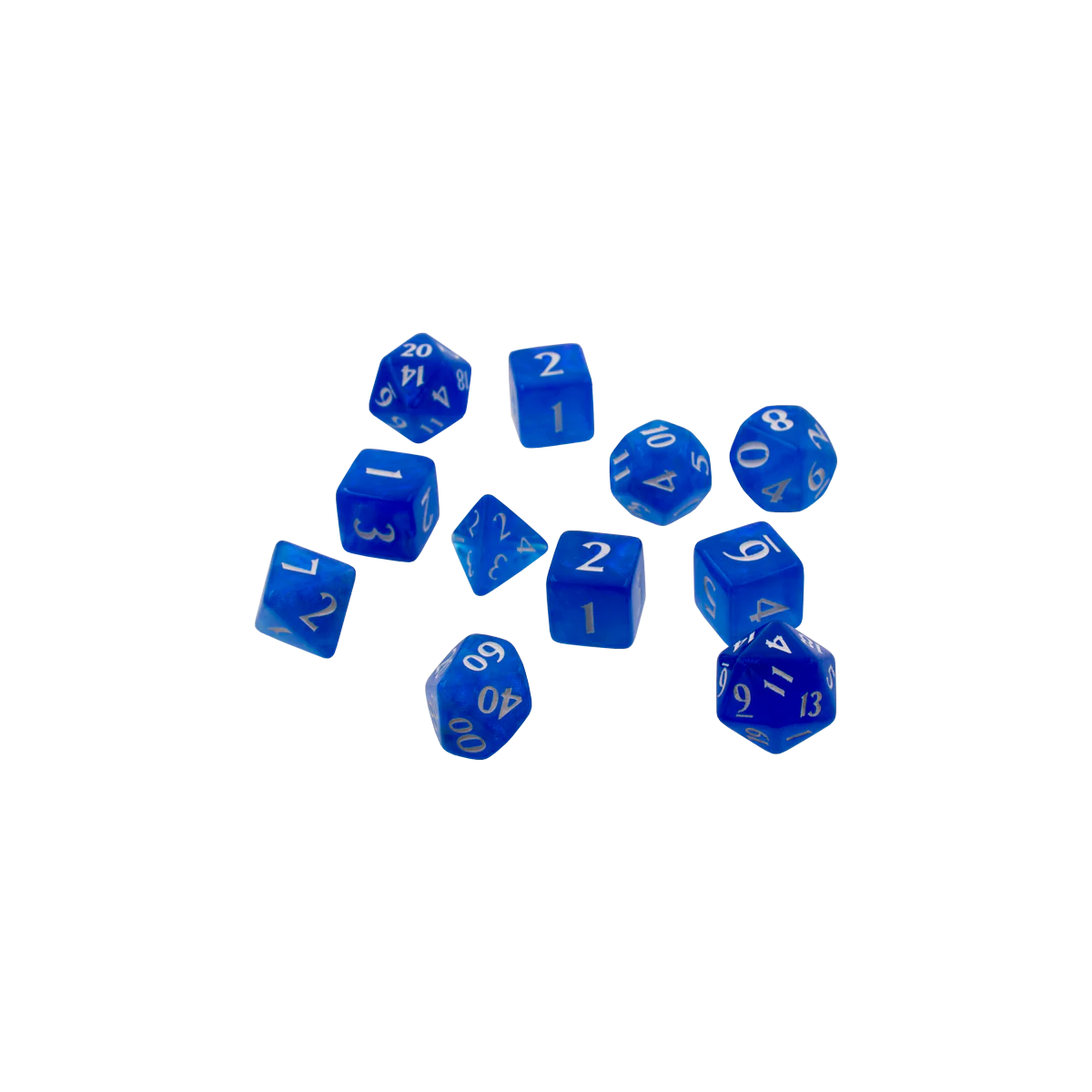 Ultra PRO: 11-Dice Set - Eclipse (Pacific Blue) - Image 4