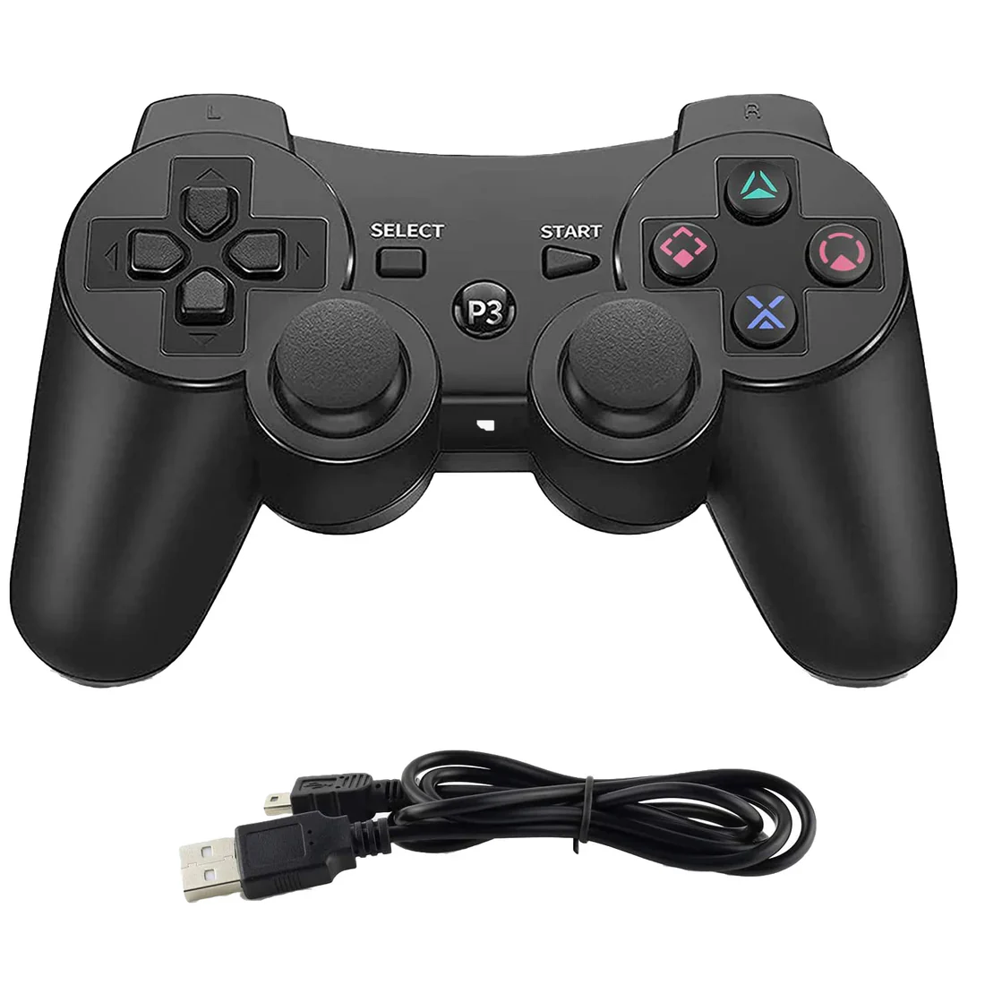 Xyab Playstation 3 Wireless Controller - Black - Controller - Image 2